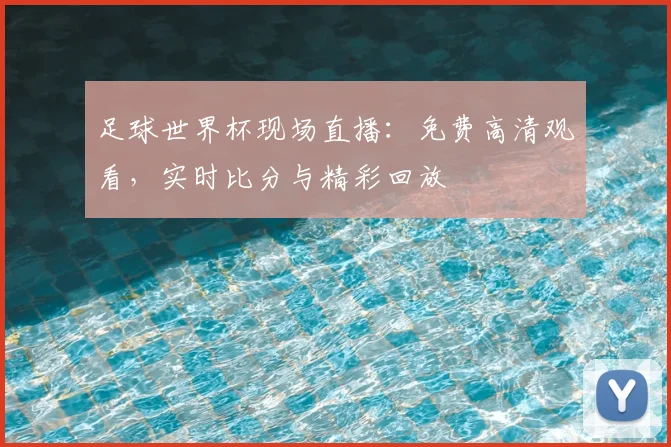 足球世界杯现场直播:免费高清观看,实时比分与精彩回放